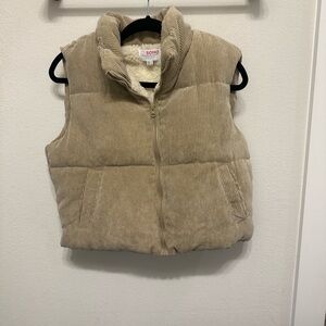 Ci Sono Tan Corduroy Vest